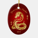 Année du serpent 2013 - nouvelle année chinoise décoration de noël