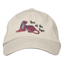 Année du tigre chapeau brodé