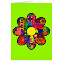 Années '60 flower power cartes