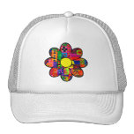 Années '60 flower power casquettes