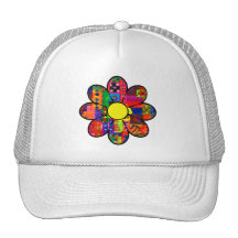 Années '60 flower power casquettes