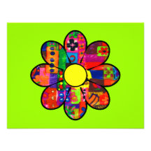 Années '60 flower power faire-part