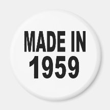 Anniversaire 1959 aimant
