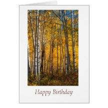 Anniversaire d'automne cartes de vœux