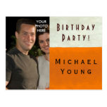 Anniversaire de carte postale/invitation de ~ d'IN