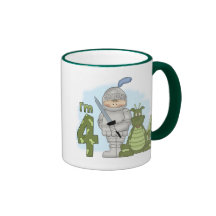 Anniversaire de chevalier de dragon 4ème tasses à café