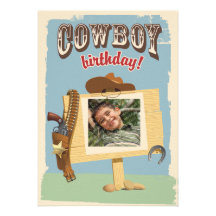 Anniversaire de cowboy bristols personnalisés