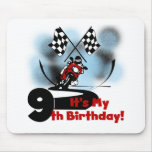 Anniversaire de emballage de moto 9ème tapis de souris