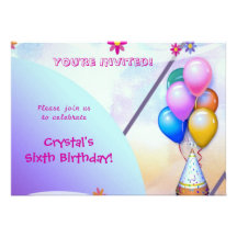 Anniversaire de enfant cartons d'invitation