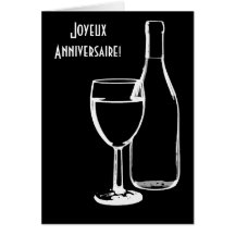 anniversaire de joyeux/Français joyeux anniversair Carte De Vœux