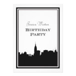 Anniversaire de la silhouette #2 do-it-yourself d' invitations