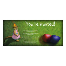 Anniversaire de Meerkat, invitation maigre