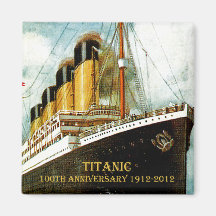 Anniversaire de RMS Titanic 100th Aimants Pour Réfrigérateur