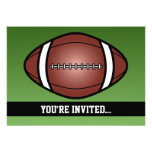 Anniversaire de rugby du football invitation personnalisable