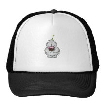 Anniversaire d'hippopotame - joyeux anniversaire casquettes
