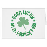 Anniversaire du jour de St Patrick Carte De Vœux