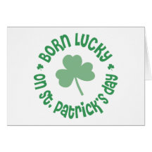 Anniversaire du jour de St Patrick Carte De Vœux