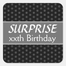 Anniversaire fait sur commande V17 noir et blanc d Autocollants
