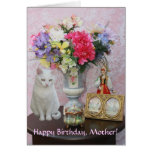 Anniversaire femelle personnalisable carte de vœux