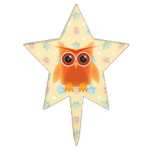 Anniversaire orange de hibou