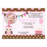 Anniversaire rose de photo de filles de hibou bristols