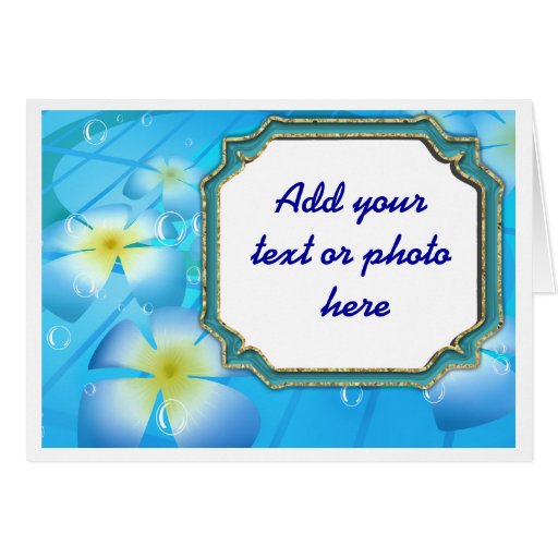 Anniversaire tropical de fleurs, invitations de ba carte de vœux