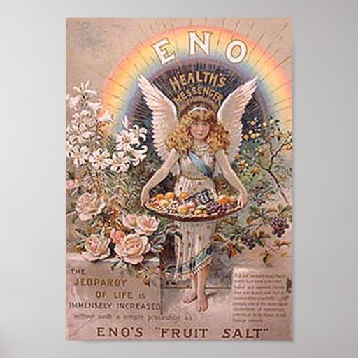 Annonce 2 de sel du fruit d'Eno Affiche