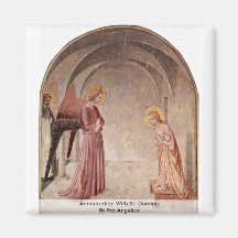 Annonce avec St Dominic par ATF Angelico Magnets Pour Réfrigérateur