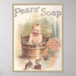 Annonce de bébé de Sopa de poires Poster