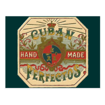 Annonce de cigare : Cubain Perfectos Cartes Postales