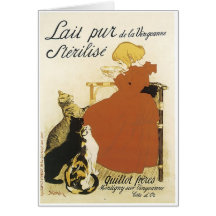 Annonce de la Vingeanne Sterilise de pur de Lait - Carte De Vœux
