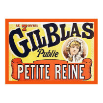 Annonce française vintage de petit ~ de Reine de ~ posters