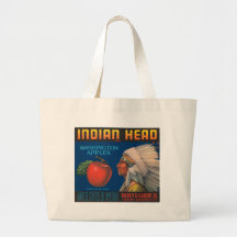 Annonce principale indienne de cru de pommes de Wa Sacs De Toile