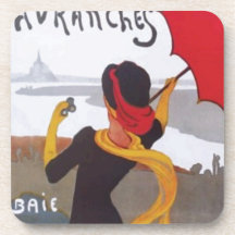 Annonce vintage 1910 de voyage de Français Sous-bock