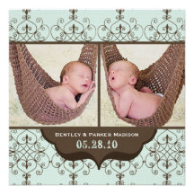 Annonces de naissance de Bentley James Carton D'invitation
