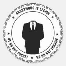 anonyme adhésif rond
