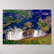 antenne des chutes Victoria Affiches