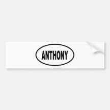 ANTHONY AUTOCOLLANTS POUR VOITURE