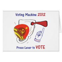 Anti arrière - plan de lumière de machine à voter  carte de vœux