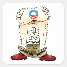 Anti autocollant d'Obama