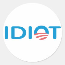 Anti autocollant d'Obama
