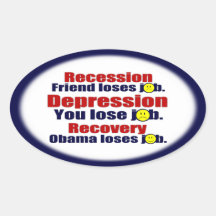Anti Obama - 2012 - récupération Stickers Ovales