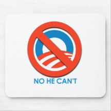ANTI-OBAMA - AUCUN IL NE PEUT PAS TAPIS DE SOURIS