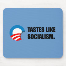 Anti-Obama Bumpersticker - les goûts aiment le soc Tapis De Souris