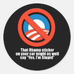 Anti-Obama - cet autocollant d'obama pourrait auss