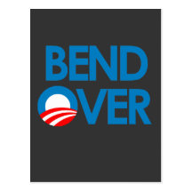 Anti-Obama - courbure plus de Cartes Postales