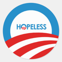 Anti-Obama - DÉSESPÉRÉ Autocollant