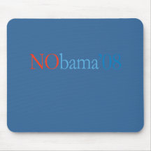 ANTI-OBAMA/NOBAMA '08 TAPIS DE SOURIS