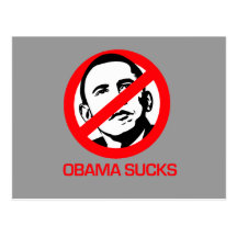 Anti-Obama - Obama suce Cartes Postales