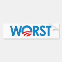Anti-Obama - plus mauvais Adhésif Pour Voiture